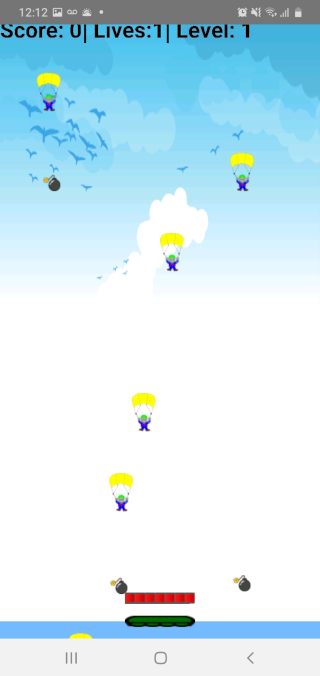 #3. paratroopers (Android) By: Liran Raz