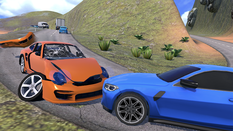 #4. Car Crash Mountain Drive (Android) By: Moon Star Games Yazilim