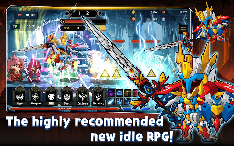 #7. [VIP] Mega Knight : Idle RPG (Android) By: SUPERCLAY Inc