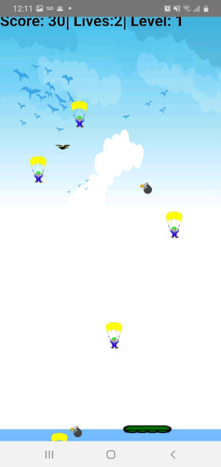 #9. paratroopers (Android) By: Liran Raz