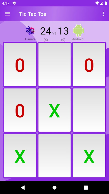 #3. Tic Tac Toe (Android) By: Sérgio Moreira