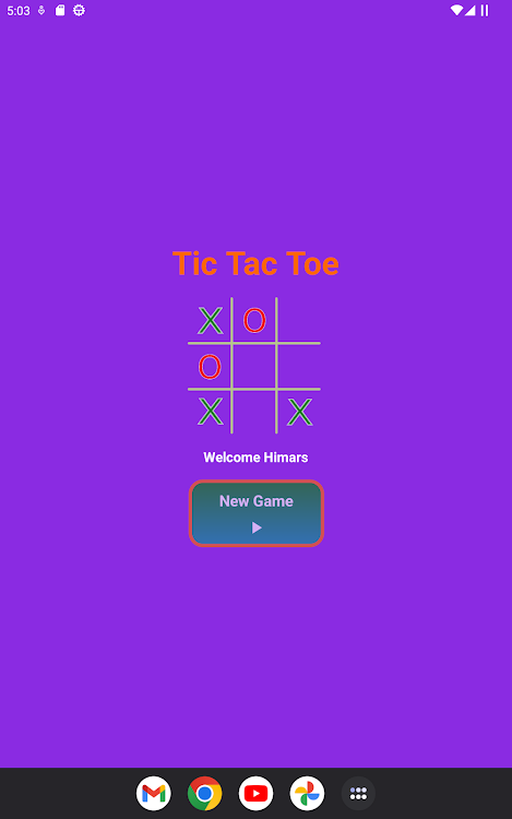 #9. Tic Tac Toe (Android) By: Sérgio Moreira