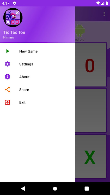 #6. Tic Tac Toe (Android) By: Sérgio Moreira