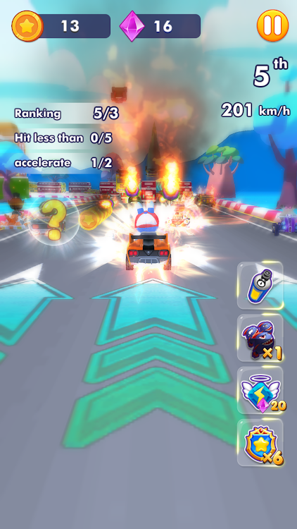 #5. Car Kart Racing (Android) By: GjangHa