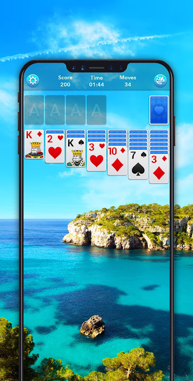 #4. Solitaire (Android) By: Flyfox Games