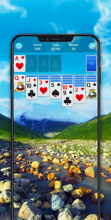 #7. Solitaire (Android) By: Flyfox Games