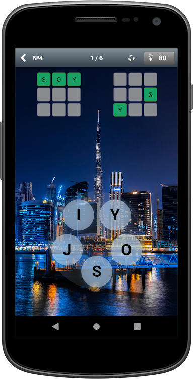 #5. Crosswords mini (Android) By: Green Ball Studio