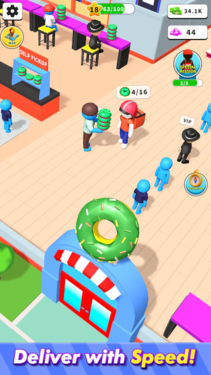 #2. Cake Ready: Idle Bakery Tycoon (Android) By: Fun Drive Games