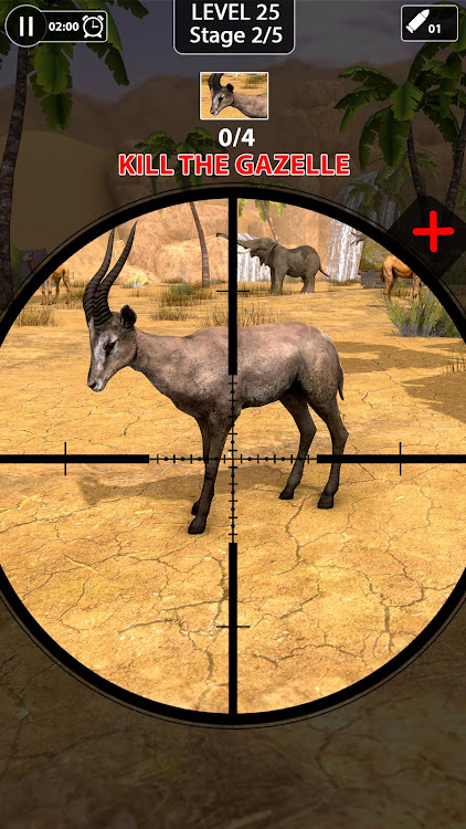 #3. Animal Shooting: Jungle Hunter (Android) By: Frenzy Games Studio