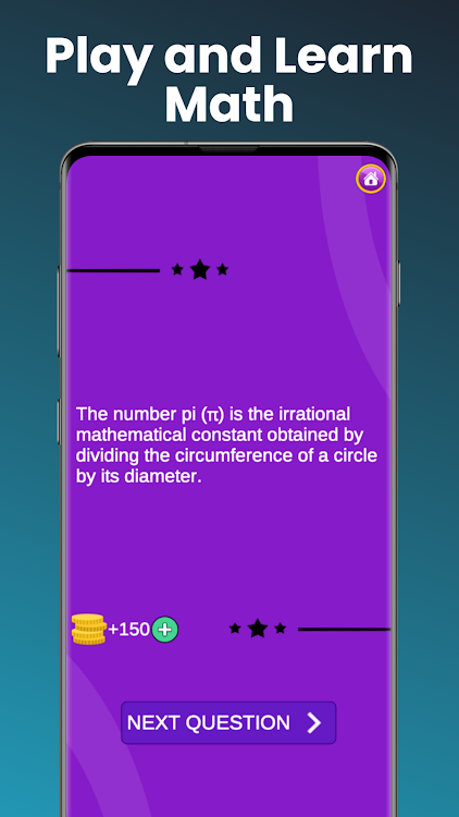 #4. Math Quiz: Brain Training Game (Android) By: Waneta Games