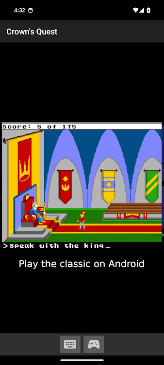 #2. Crown's Quest (Android) By: UserLAnd Technologies