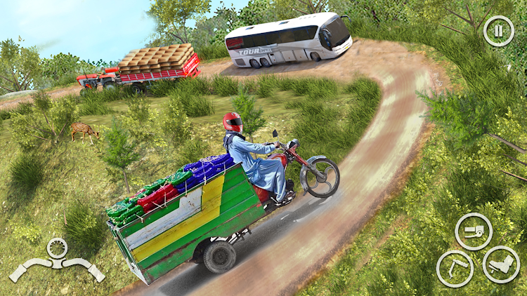 #2. Loader Rickshaw Simulator 2023 (Android) By: The Offroad Studio