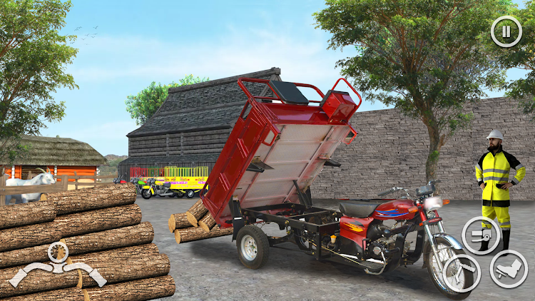 #5. Loader Rickshaw Simulator 2023 (Android) By: The Offroad Studio