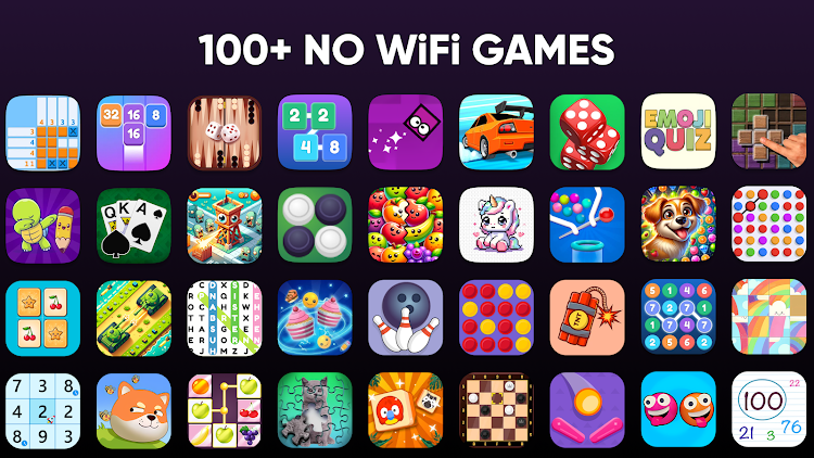 #2. Offline Games No WiFi Puzzles (Android) By: Fun Offline Games