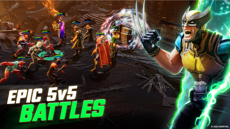 #9. MARVEL Strike Force: Squad RPG (Android) By: Scopely