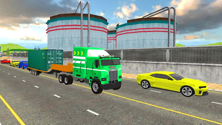 #3. Truck Games Euro Truck Driving (Android) By: Skyroute Gamers