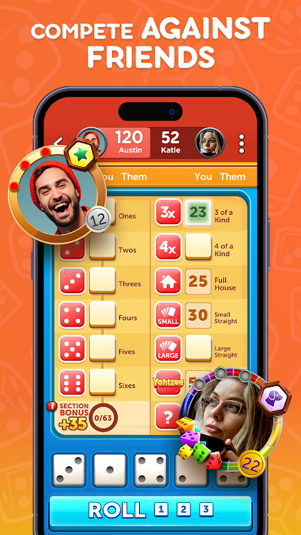 #3. YAHTZEE With Buddies Dice Game (Android) By: Scopely