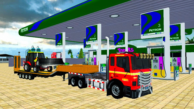 #5. Truck Games Euro Truck Driving (Android) By: Skyroute Gamers