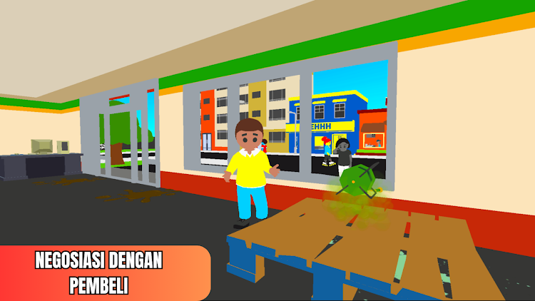 #2. Lelang Gudang Simulator (Android) By: LOKAL GAMEDEV