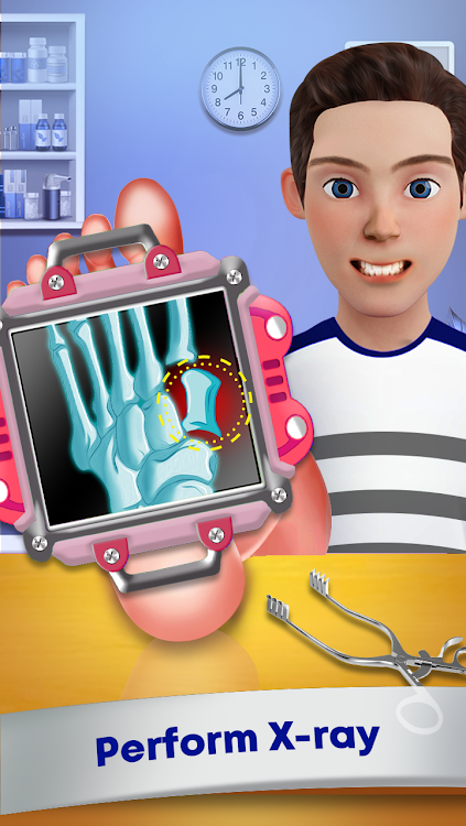 #3. Foot Doctor Clinic ASMR Games (Android) By: Salon Girls Games - Stepper Games