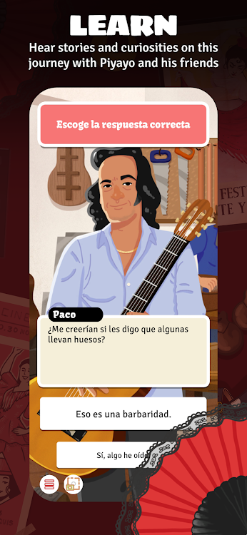 #3. Flamenco! (Android) By: Novelingo