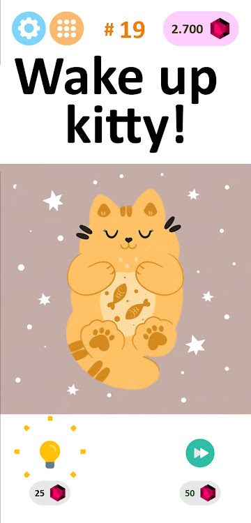 #5. Brainy Cat: Tricky riddle Test (Android) By: FUTURE.LOVE