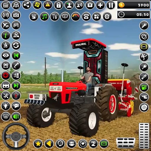 #9. Indian Tractor Game Farming 3d (Android) By: Gaming Street Inc.