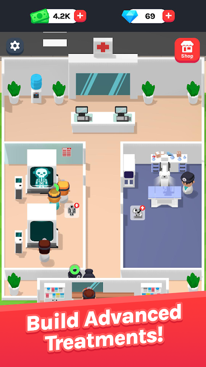 #2. Health City - Hospital Tycoon (Android) By: Mousetap Games