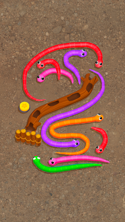 #4. Snake Knot: Sort Puzzle Game (Android) By: Freeplay Inc