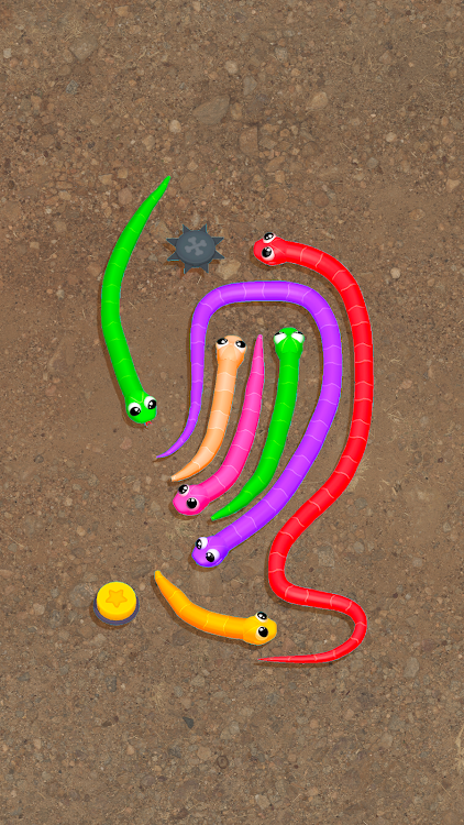 #6. Snake Knot: Sort Puzzle Game (Android) By: Freeplay Inc