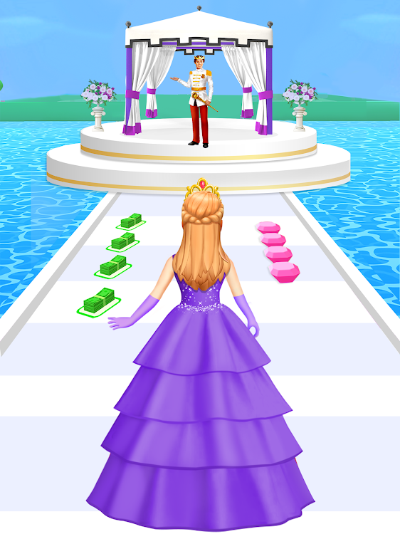 #9. Princess Race: Wedding Games (Android) By: Fried Chicken Games