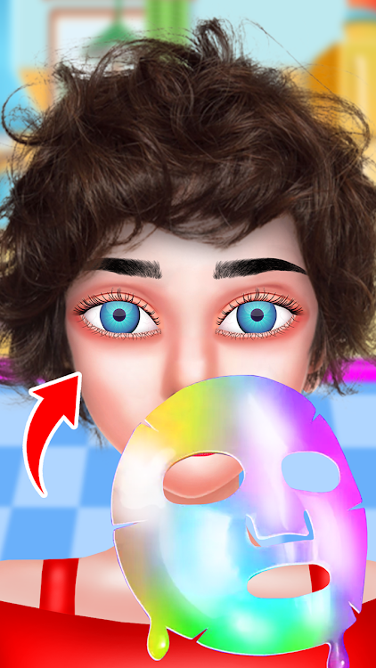 #9. DIY Face Mask Makeup Girl Game (Android) By: Papita Gaming Studio