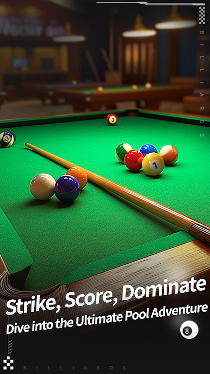 #6. Billiards 8-Ball Pool Table 3D (Android) By: Zongyi Technology Co., Ltd