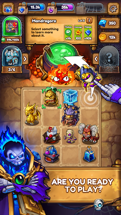 #6. Mage Secret: Monster Merge (Android) By: Geeky House