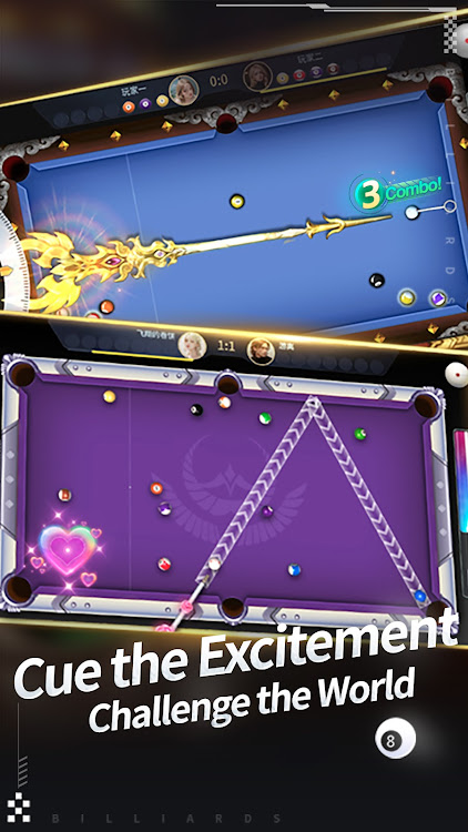 #7. Billiards 8-Ball Pool Table 3D (Android) By: Zongyi Technology Co., Ltd