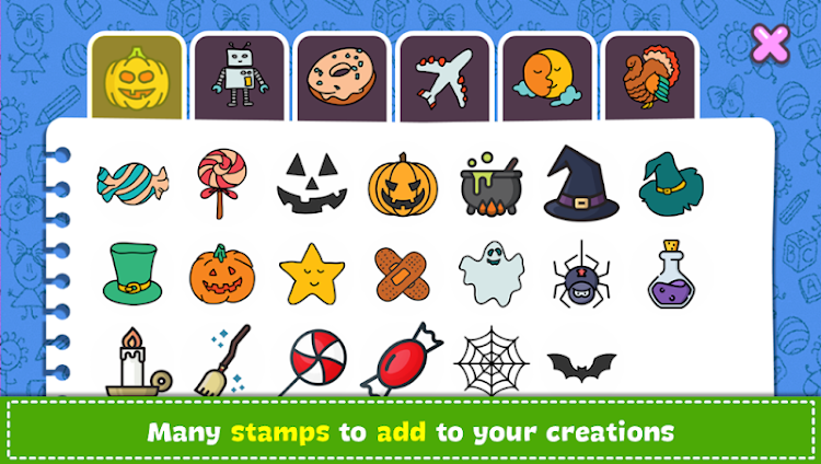 #3. Halloween - Coloring & Games (Android) By: Orange Studios Games