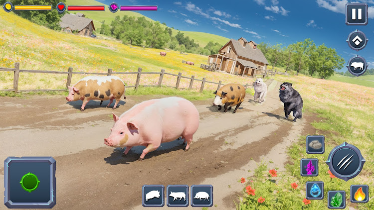 #6. Angry Boar Pig Simulator (Android) By: Max Games Production