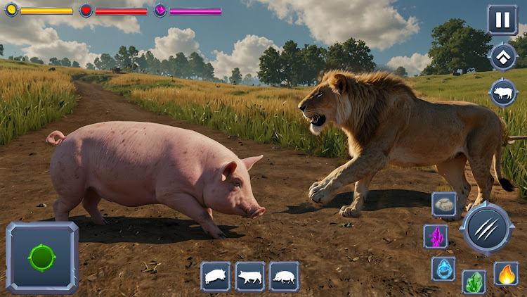 #4. Angry Boar Pig Simulator (Android) By: Max Games Production