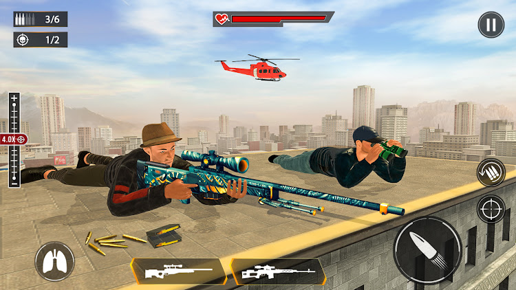 #3. Sniper Shooting Game Offline (Android) By: Pacific Games Club