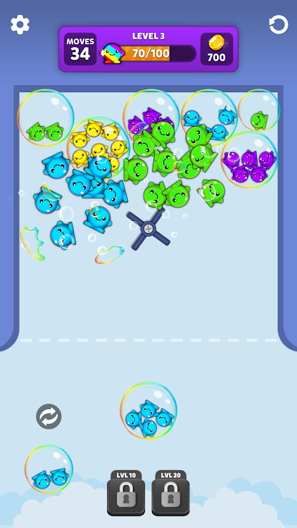 #2. Throw Bubble (Android) By: electra.gs