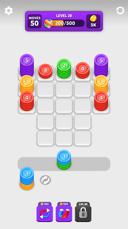 #3. Coin Stack (Android) By: electra.gs