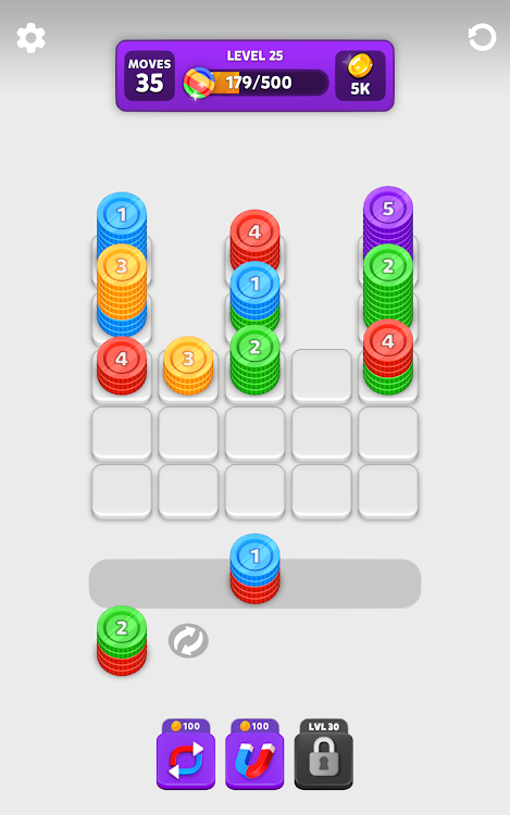 #5. Coin Stack (Android) By: electra.gs