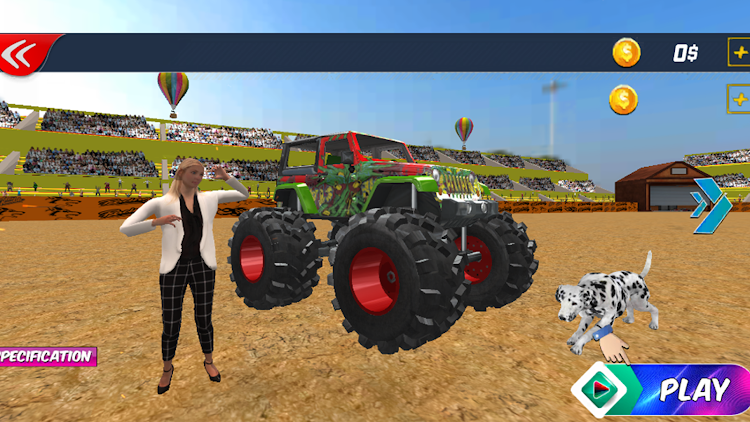 #6. Extreme Monster Truck Driving (Android) By: GoodBerry Games