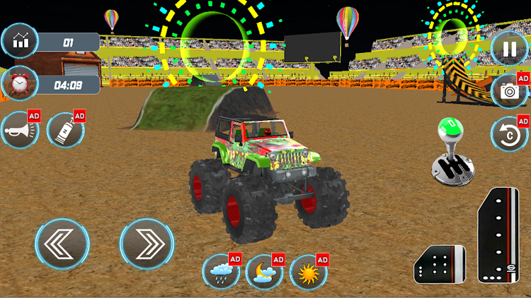 #7. Extreme Monster Truck Driving (Android) By: GoodBerry Games