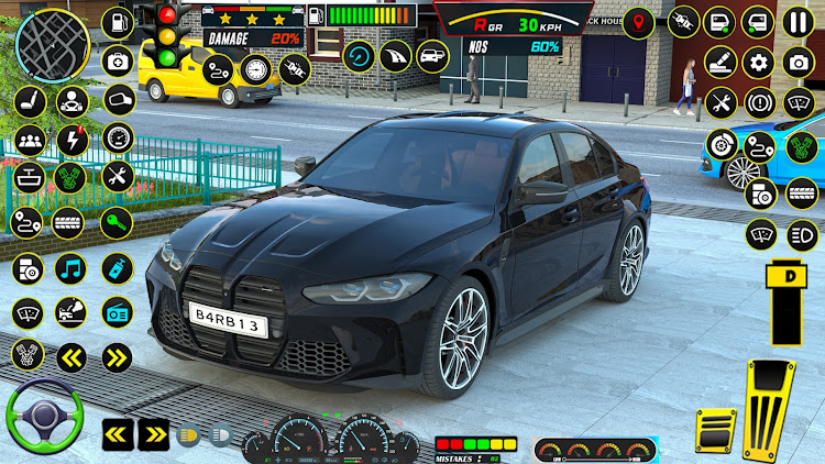 #2. American Car Driving School (Android) By: Logic Rack Inc.