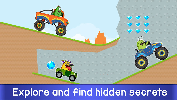 #4. Kids Monster Truck Racing Game (Android) By: App Family Kids - Games for boys and girls