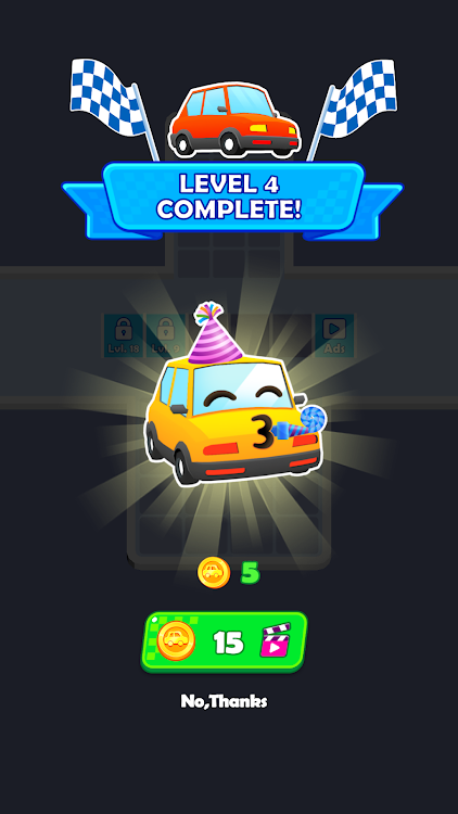 #4. Car Match Escape (Android) By: ZephyrByte Studios