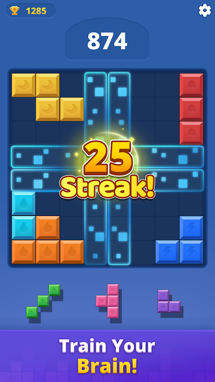 #2. Blocky’s Trip - Block Puzzle (Android) By: Infinite Joy Ltd.