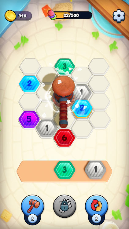 #3. Hexa Coin Sort Puzzle Game (Android) By: MadBull Studios