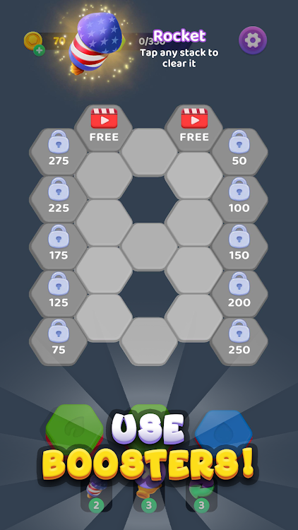 #2. Hexano : Sort Puzzle (Android) By: NNT.GAM